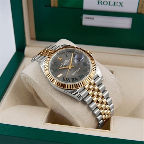 rolex datejust 41 wimbledon two-tone 2020